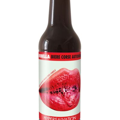 Corsican beer RIBELLA - Hypersalvation - Hibiscus, raisin, orange and cinnamon
