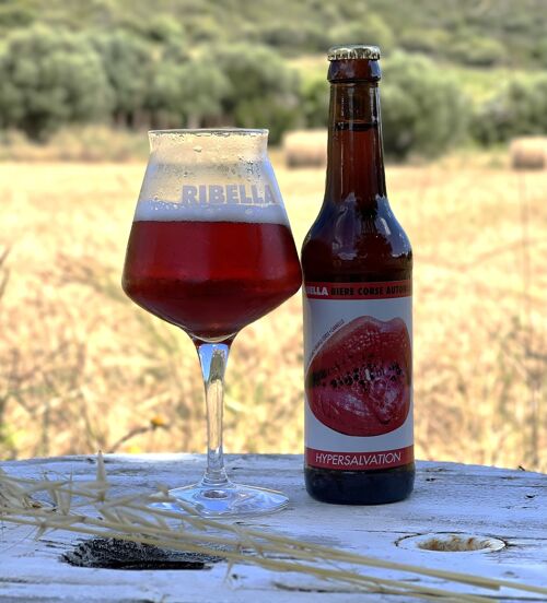 Bière Corse RIBELLA - Hypersalvation - Hibiscus, raisiné, orange et cannelle