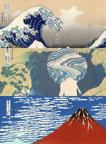 Coffret cadeau Hokusai, paquet de 3 7