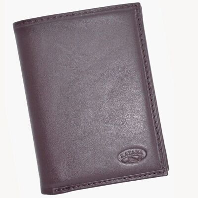 Smooth soft cowhide leather wallet