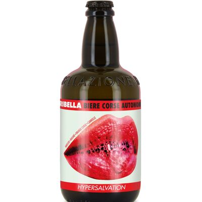 Cerveza corsa RIBELLA - Hipersalvación - Hibisco, pasas, naranja y canela