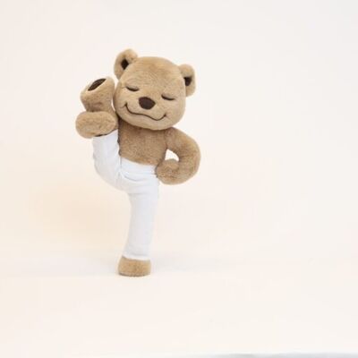 Meddy Teddy, Yoga-, Meditations- und Achtsamkeitsbär, 40 cm, W20 MT001