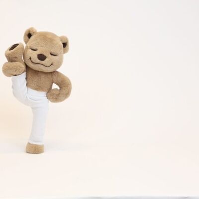 Meddy Teddy, Yoga-, Meditations- und Achtsamkeitsbär, 40 cm, W20 MT001