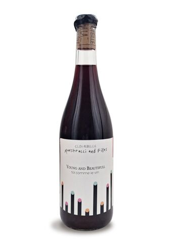 Bouteille de vin rouge Corse - vinu rossu "Young & Beautiful" - Clos Rebelle Maestracci & Filles - Cuvée 2022 1