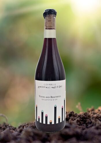 Bouteille de vin rouge Corse - vinu rossu "Young & Beautiful" - Clos Rebelle Maestracci & Filles - Cuvée 2022 2