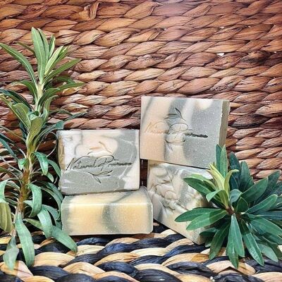 Cold saponification soap "Sweetness of the South" with goat's milk