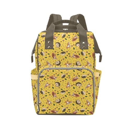 Autumn Creatures - Multi-Function Baby Changing Backpack Bag - Hedge Over Heels