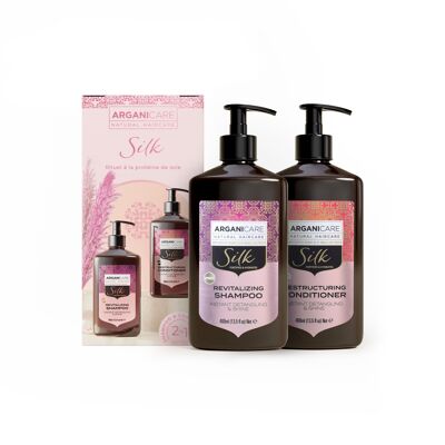 Detangling duo based on Silk Protein