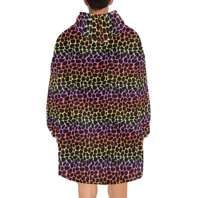 Rainbow Roar - Hooded Blanket