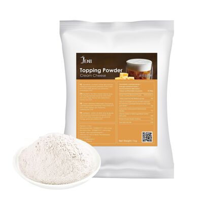 Bubble Tea Powder | Topping Cream Powder | JENI Topping Powder Cream Cheese - 1 Kg