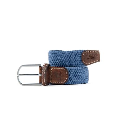 Ceinture tressée Bleu Air Force