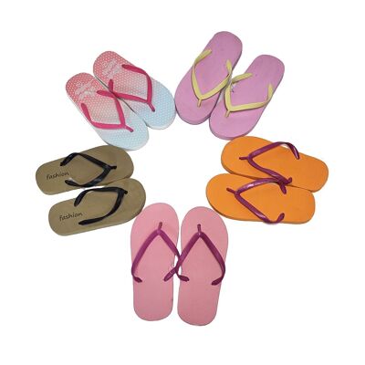 Various colours EVA flip flops for children
