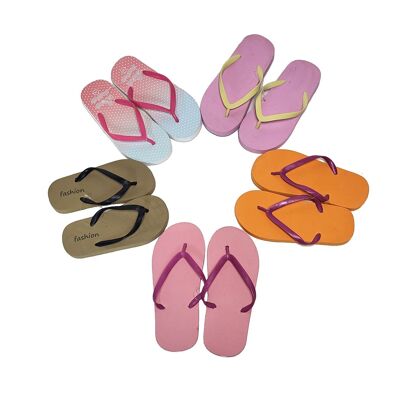 Various colours EVA flip flops for children