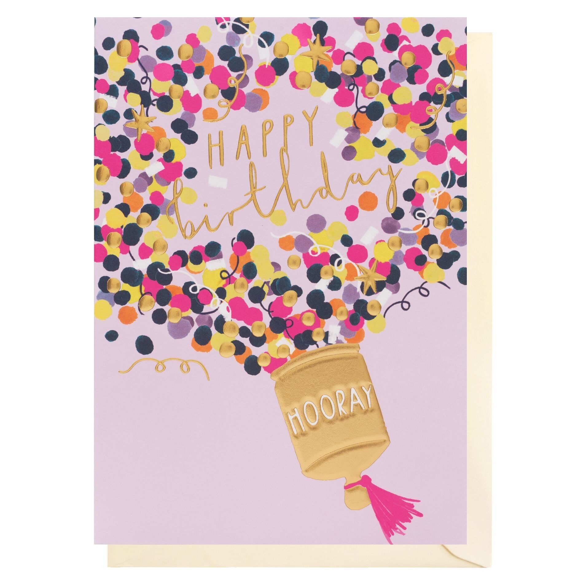 Popper di compleanno rosa