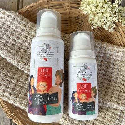 Lait corps bio au lait d'ânesse et aloe vera 200ml