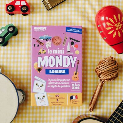 Schachtel mit Montessori-Sprachkarten