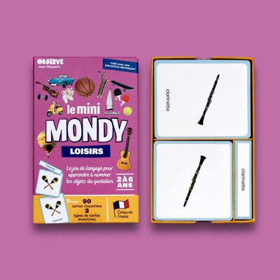 Mini-Mondy, multi-game box (vocabulary cards) - From 2 years old - Leisure