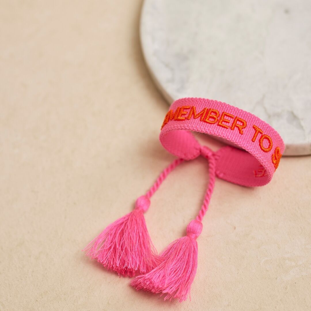 Ricordati di sorridere con il braccialetto di dichiarazione