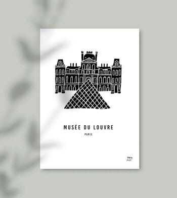 Poster "Le Louvre" Affiche decorative 2