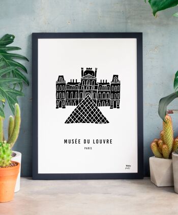 Poster "Le Louvre" Affiche decorative 3