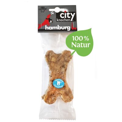 Snack para perros City Bone Hamburg 30g x 15 (cuidado dental)
