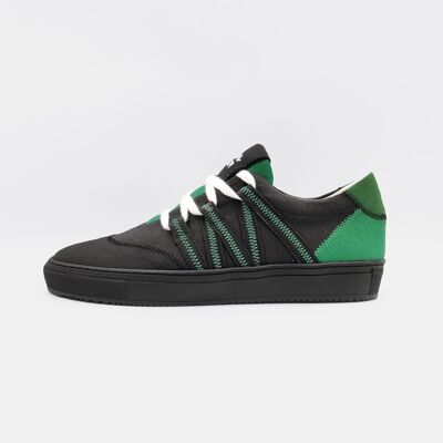Green/Black Phoenix Circular Sneaker - Upcycled & Recycled