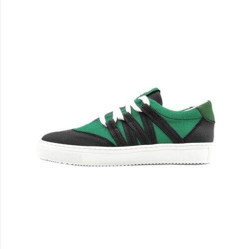 Green White Phoenix Sustainable Sneaker - Circular, Upcycled & Recycled