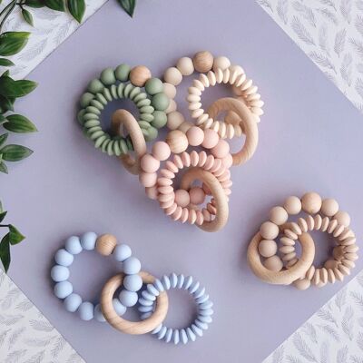 Lentil Duo Silicone Teething Ring