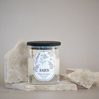 Medium Scented Candle - Cotton Flower