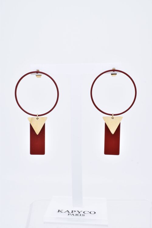 BOUCLES D'OREILLES - BO100124OR-RG