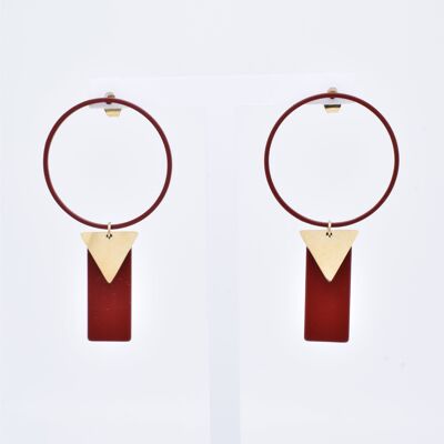 BOUCLES D'OREILLES - BO100124OR-RG