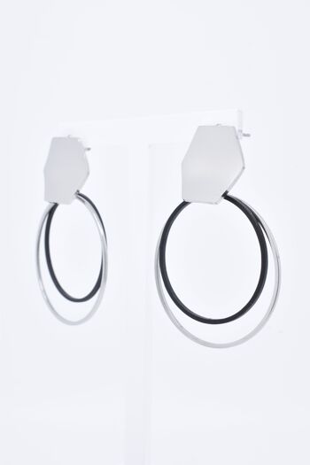 BOUCLES D'OREILLES - BO100125AR-NO 3