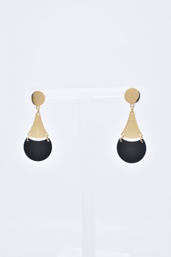 BOUCLES D'OREILLES - BO100127OR-NO