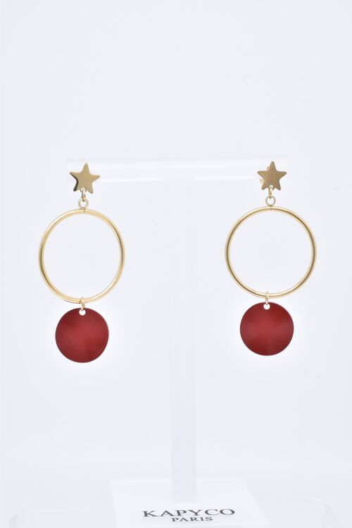 BOUCLES D'OREILLES - BO100128OR-RG