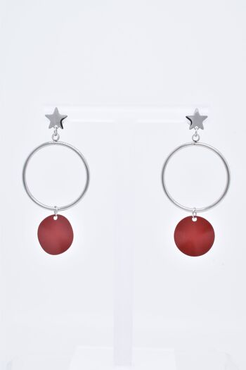 BOUCLES D'OREILLES - BO100128AR-RG