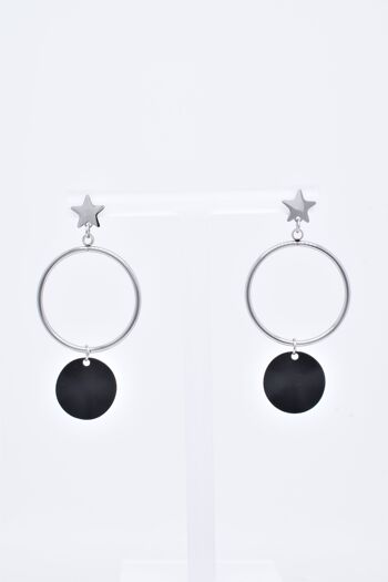 BOUCLES D'OREILLES - BO100128AR-NO