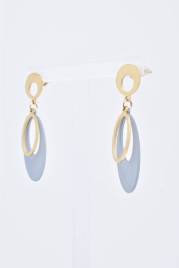 BOUCLES D'OREILLES - BO100132OR-GR 3