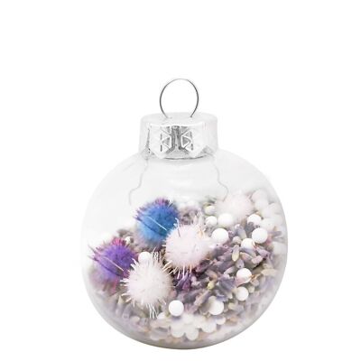 LAVENDER CHRISTMAS BALL 6 cm