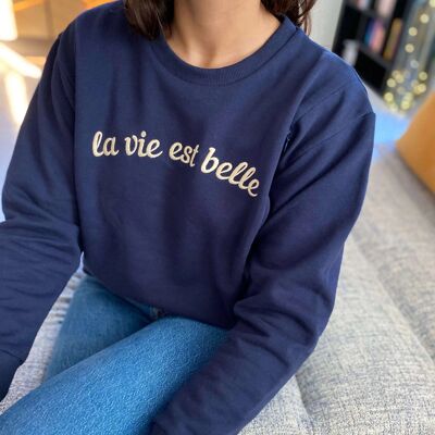 Sweat-shirt Allaitement La Vie Est Belle