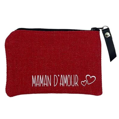 Tasche, „Maman d'amour“, rotes Anjou