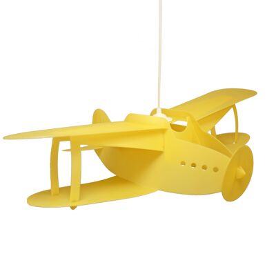 TROPICAL YELLOW AIRPLANE Kinder-Pendelleuchte