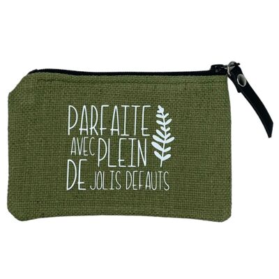 Tasche, „Perfekt mit vielen hübschen Mängeln“, Anjou-Khaki