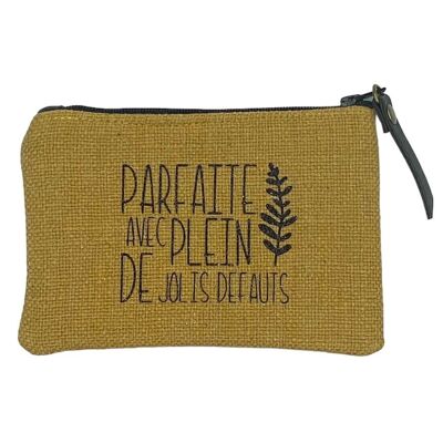 Tasche „Perfekt mit vielen hübschen Mängeln“ Anjou-Senf
