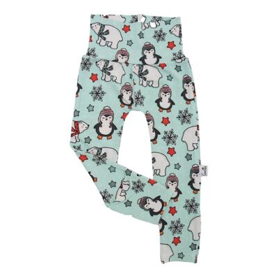 Winter Wonderland-leggings with integrated removable socks