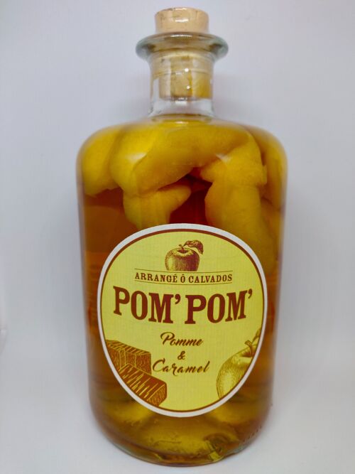 Calvados Arrangé Pom' Pom' : Pomme & Caramel 70 cl