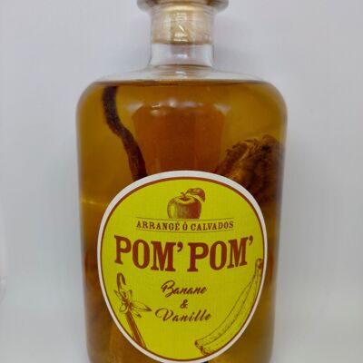 Pom' Pom' Calvados Arreglado: Plátano y Vainilla 70 cl