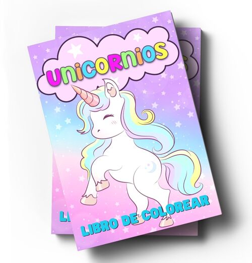 Libro colorear - Unicornios