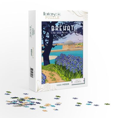 Puzzle Isla Bréhat - 1000 piezas