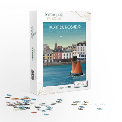 Puzzle Douarnenez - Hafen von Rosmeur - 1000 Teile