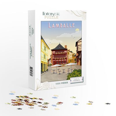 Puzzle Lamballe - La maison du bourreau - 1000 pièces